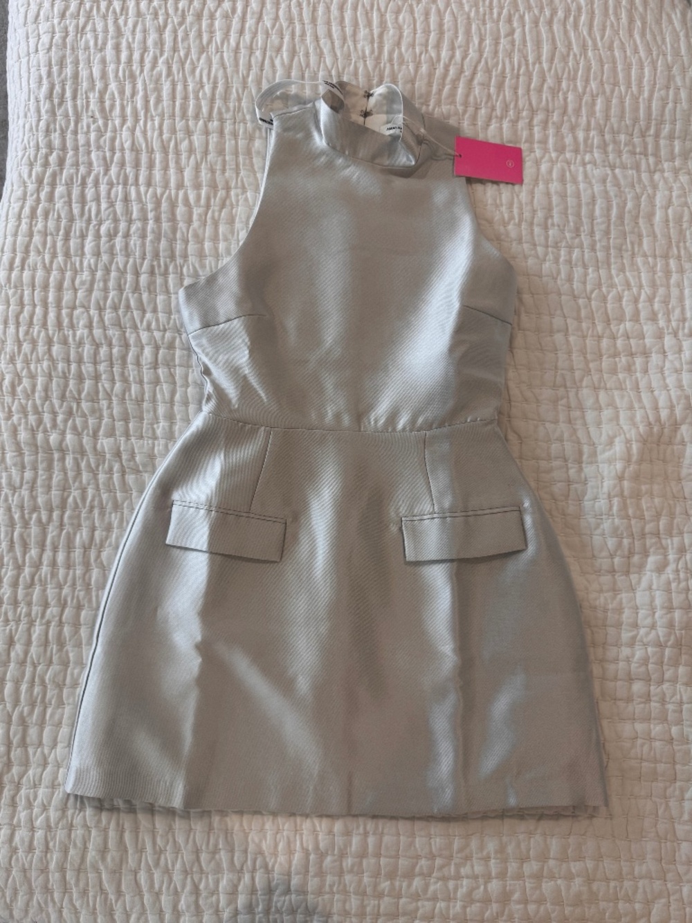 Amanda Uprichard Everhart Silver Dress